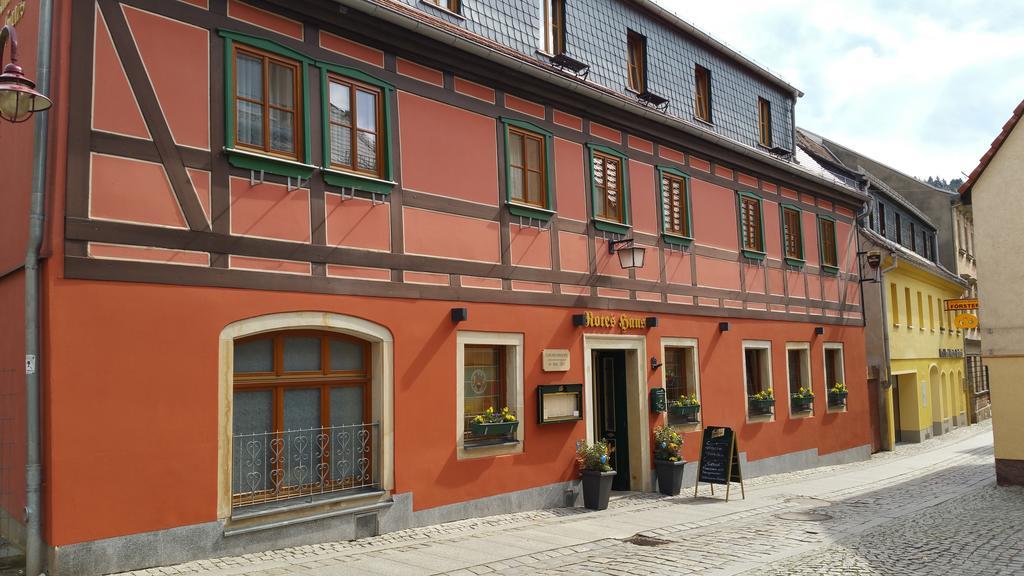Gasthaus& Pension Zum Roten Haus Bad Schandau Exterior foto